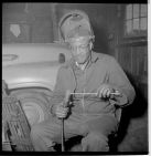 Heber Green preparing to weld